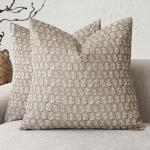 Set of 2 Vintage Floral Throw Pillow Covers