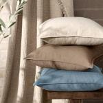 MIULEE 26x26 Euro Sham Pillow Covers, 2 Pack