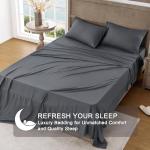 Ultra Soft Twin Bed Sheet Set - Dark Grey
