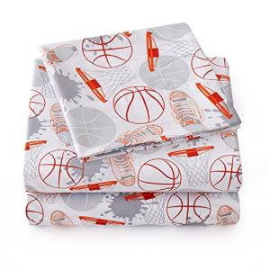 1500 Fun Colorful Kids Bedding Set - Basketball