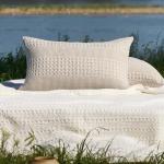 Cotton Waffle Pillow Shams King Size - 2 Pack