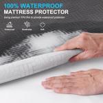 GOPOONY Waterproof Queen Mattress Protector - Soft & Noiseless