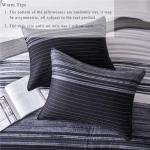 Black and Grey Patchwork Quilt Bedding Set