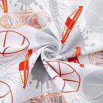 1500 Fun Colorful Kids Bedding Set - Basketball