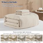 PHF Queen Cotton Muslin Comforter Set - 3 Pieces