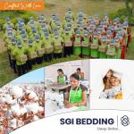 Full Size 18-Inch Drop Bed Skirt - White