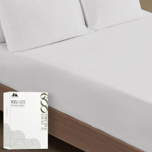 Luxury 100% Egyptian Cotton Queen Fitted Sheet