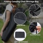 Black Waterproof Drawstring Storage Bags - 2 Pack