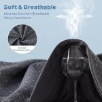 Gray Waterproof Mattress Protector 140x200 cm