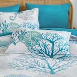 Coastal Comforter Set King - Beach Theme, 7 Pieces