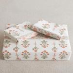 HoneiLife Queen Floral Cotton Duvet Cover Set