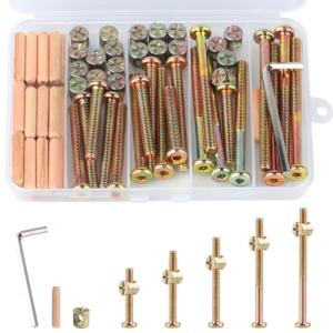 Crib Screw Set for Wooden Beds - 20 Pieces