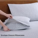 Organic Cotton Queen Bed Sheet Set with Polka Dots