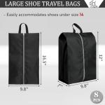 Shoe Travel Bags Set - 8 Waterproof Organizers