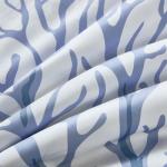 WONGS Coastal Beach Comforter Set Queen, 7 Pieces