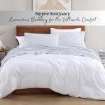 Organic Cotton Queen Bed Sheet Set with Polka Dots