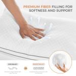 Sweetnight Comfortable White King Size Pillow Set