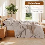 Linen King Duvet Cover Set with Pillowcases