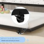 Twin Over Twin Metal Bunk Bed with Trundle