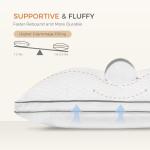 Sweetnight Comfortable White King Size Pillow Set