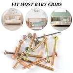 Crib Screw Set for Wooden Beds - 20 Pieces
