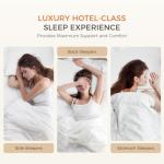 Sweetnight Comfortable White King Size Pillow Set