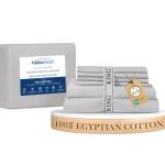 Egyptian Cotton King 6-Piece Sheet Set - Dove