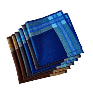 Cotton Handkerchiefs 6-Piece Set for Men