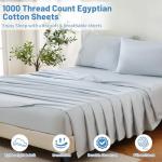 1000 Thread Count Egyptian Cotton King Bed Set