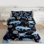 Kawaii Axolotl Comforter Set for Kids & Adults
