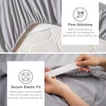 Bedsure Deep Pocket Queen Sheet Set - Light Grey