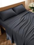 Bedsure Grey Queen Sheet Set - 4 Pieces