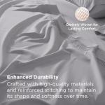 Bedsure Deep Pocket Queen Sheet Set - Light Grey