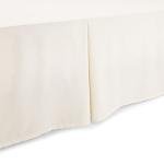 Lightweight Off White King Size Bed Skirt