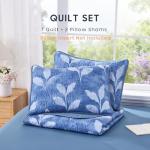 Floral Quilt Set - Reversible Lightweight Bedspread, King