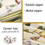 FADFAY Floral Cotton Duvet Cover Set with Pillowcases