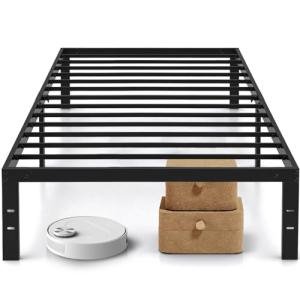 Twin Metal Platform Bed Frame with Storage