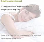 FADFAY Floral Cotton Duvet Cover Set with Pillowcases