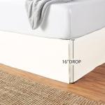 Lightweight Off White King Size Bed Skirt
