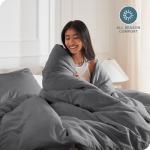 Bare Home Queen Duvet Cover - Soft & Cooling