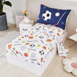 URBONUR Soft Sports Toddler Bedding Set - 4 Pieces