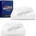 100% Egyptian Cotton King Fitted Sheet Set