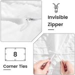 Queen Size Boho Tufted Duvet Cover Set