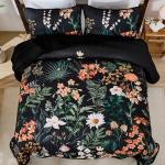 Yiran Queen Floral Quilt Set with Shams