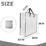 Clear Zipper Storage Bags for Bedding and More
