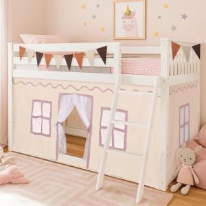 Bunk Bed Play Curtains with Tote Bags Set