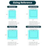 4-Piece White Cotton Bed Set, 1200 Thread Count