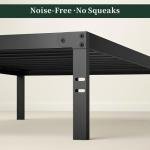 Twin Metal Platform Bed Frame with Storage