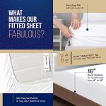 100% Egyptian Cotton King Fitted Sheet Set