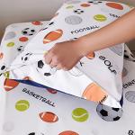 URBONUR Soft Sports Toddler Bedding Set - 4 Pieces